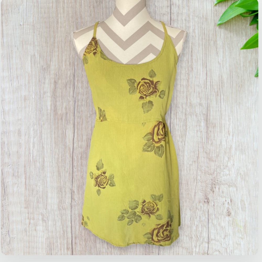 🌺 🎉!!!!Summer green floral dress - Picture 2 of 12